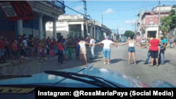 Protestas en El Cerro, La Habana, el 30 de septiembre, 2022. 