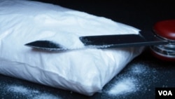 FOTO ARCHIVO VOA. La cocaína sigue representando una grave amenaza para la población, causando más de 22 000 muertes por sobredosis en Estados Unidos.