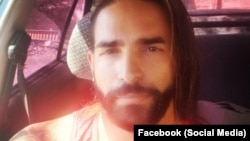 Roberto Pérez Ortega, artista cubano condenado a 17 años de cárcel por manifestarse en 12 de julio de 2021 en La Güinera, La Habana. 